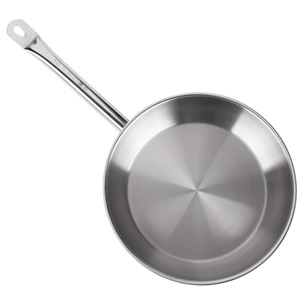 VOLLRATH 9.5&quot; OPTIO FRY PAN,
S/S