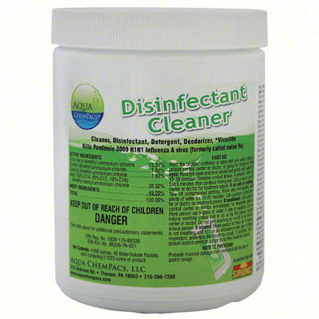 5150 CHEM PACS DISINFECTANT CLEANER (SANITIZER) FOR 