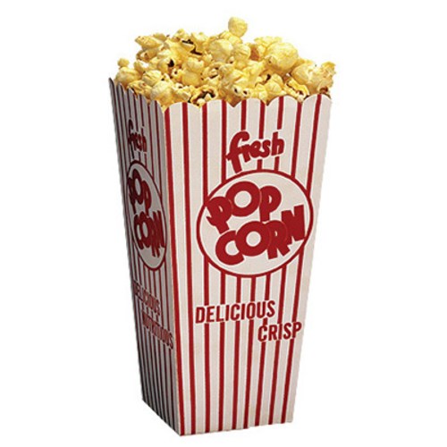 POPCORN SCOOP BOX, 1.25  OZ, 500/CS