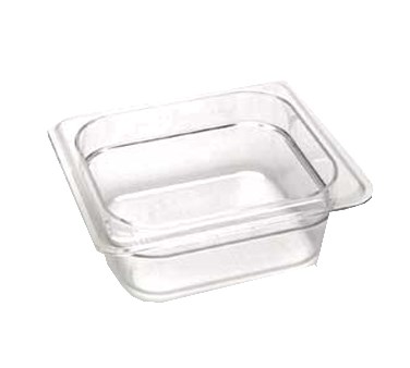 CAMBRO 1/6 SIZE 2.5&quot; PAN, CLEAR