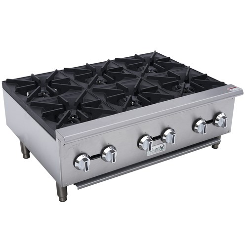 FALCON 6 BURNER HOT PLATE, GAS