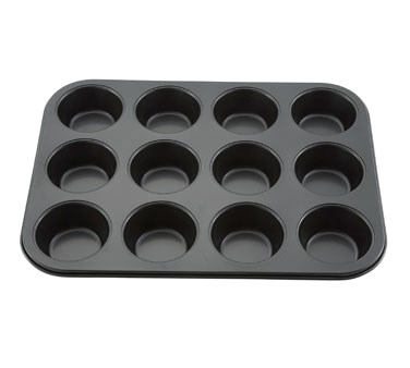 WINCO 12 - 3 OZ CUP NON-STICK CARBON STEEL MUFFIN PAN