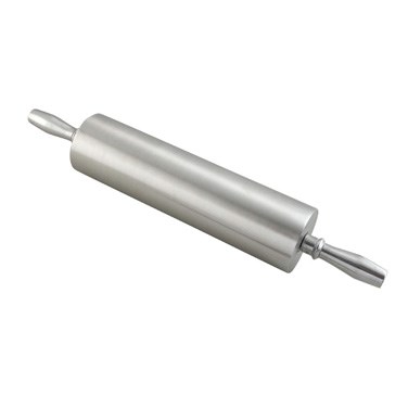 WINCO 13&quot; ROLLING PIN, 3-1/2&quot; DIAMETER, ALUMINUM