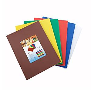 6805 WINCO CUTTING BOARD SET,  12&quot; X 18&quot;, (RED, YELLOW, 