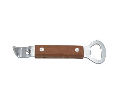 WINCO S/S CAN / TAP BOTTLE
OPENER, WOODEN HANDLE