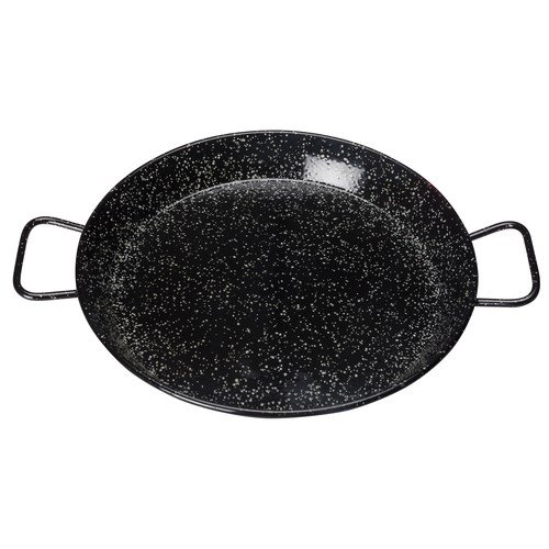 WINCO 23-5/8&quot; PAELLA PAN,
ENAMELED CARBON STEEL