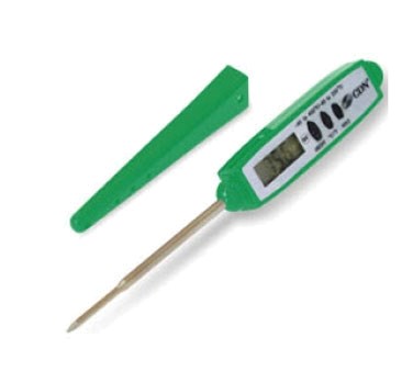 CDN WATERPROOF POCKET STEM THERMOMETER -40 TO 450, GREEN