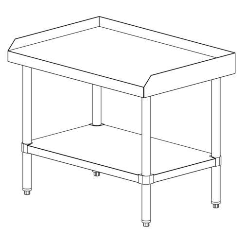 FALCON HEAVY DUTY EQUIPMENT  STAND 24&quot;W X 30&quot;D, 1-1/2&quot; 