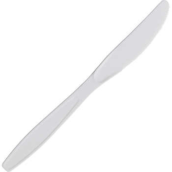 WELLCARE BULK HEAVY WEIGHT  KNIFE, WHITE, 1,000/CS