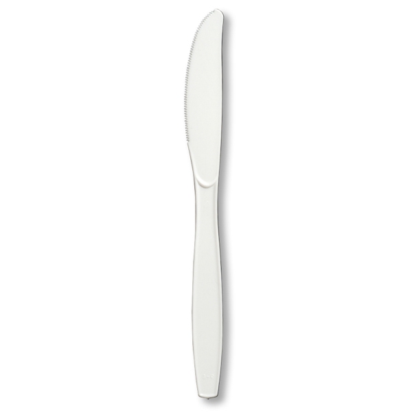 WELLCARE BULK MEDIUM WEIGHT  KNIFE, WHITE, 1,000/CS