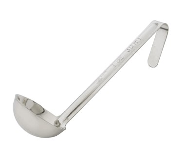 WINCO 1 OZ S/S LADLE, SHORT HANDLE