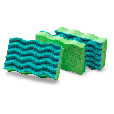 LIBMAN ANTIBACTERIAL SPONGE  PACK, 3 PC