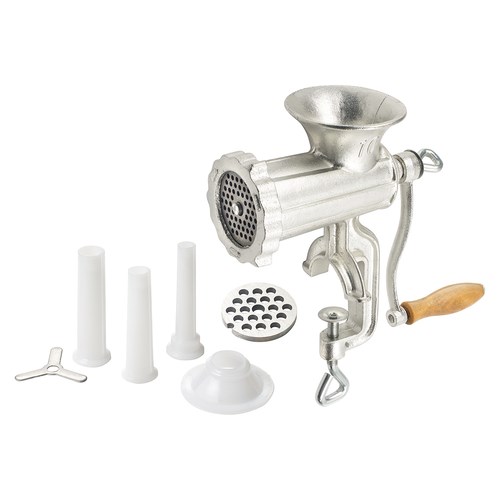 WINCO KATTEX MEAT GRINDER WITH CLAMP BASE