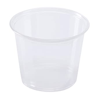 5855 3.25 OZ PLASTIC PORTION  CUP, CLEAR