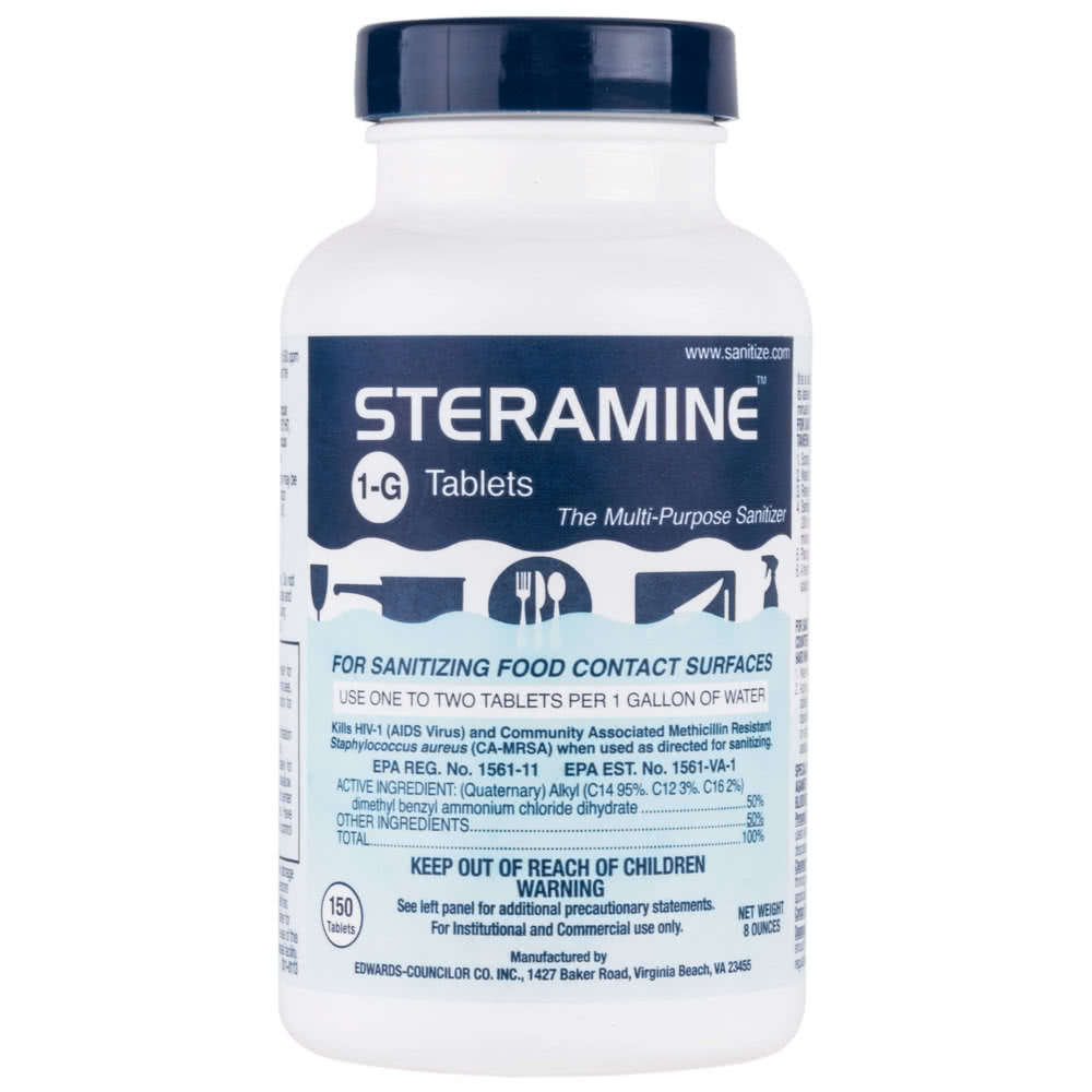 5290 EDWARDS COUNCILOR  STERAMINE SANITIZER TABLETS, 