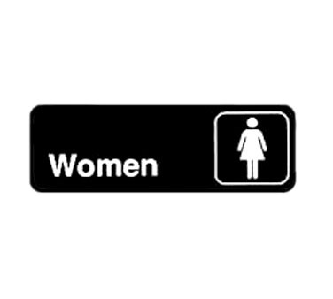 WINCO 3&quot; X 9&quot; SIGN (WOMEN)