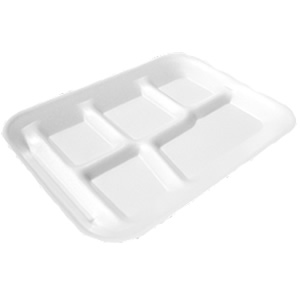 6045 R3 REYMA 6  COMPARTMENT FOAM TRAY, 500/CS