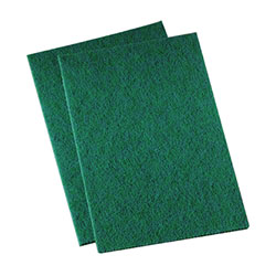 5315 WINCO 6&quot; X 9-3/8&quot; GREEN SCOURING PADS, 6/PK