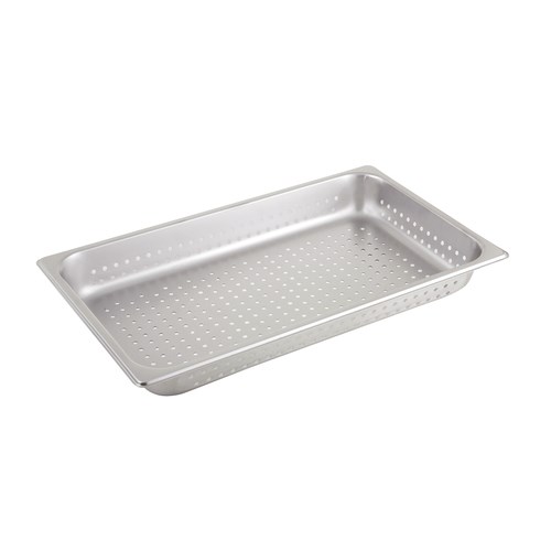 6810 WINCO STEAMTABLE PAN,  FULL SIZE, 2-1/2&quot;, PERFORATED