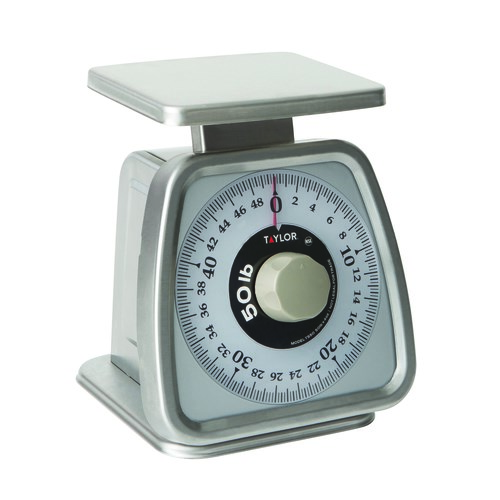 TAYLOR 50 LB PORTION CONTROL  SCALE, ANALOG